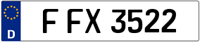 Truck License Plate